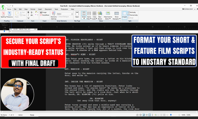 Gig Preview - Format your short and feature film script to indstary standard