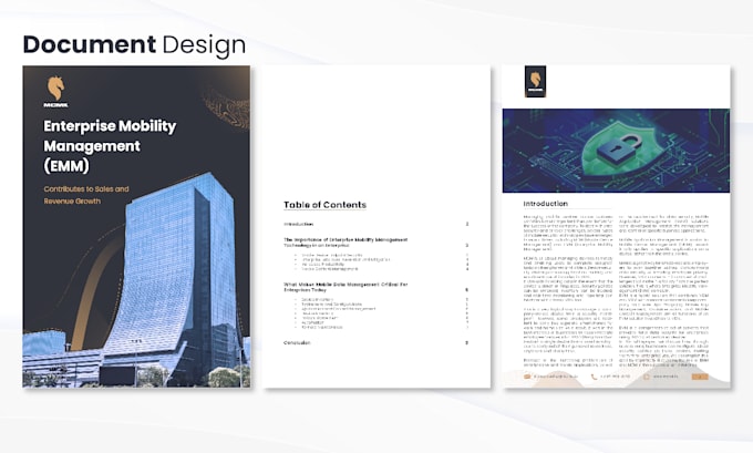 Gig Preview - Create business document design from your word, pdf