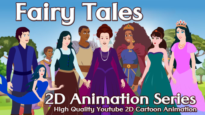 Gig Preview - Create fairy tales 2d animation series for youtube