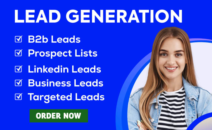 Gig Preview - Do verified lead generation for any business within 24 hours