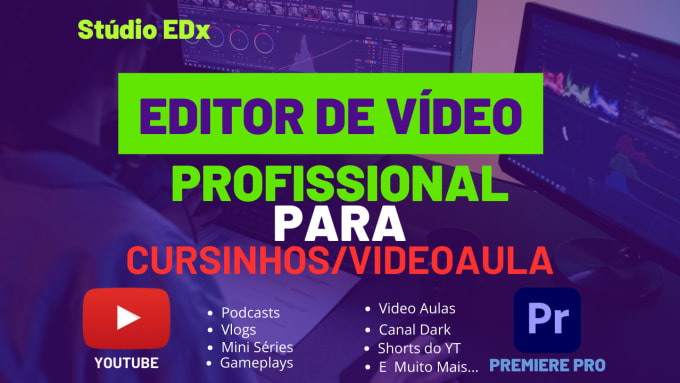 Gig Preview - Editar sua vídeo aula para seu curso online