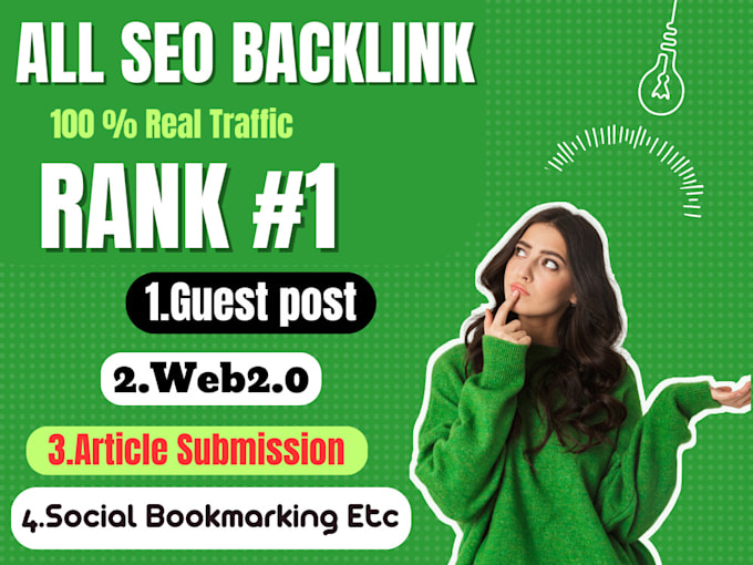 Gig Preview - 500 all SEO backlink on da 80 plus high quality sites