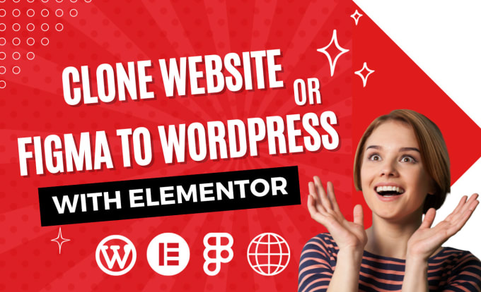 Gig Preview - Figma to wordpress landing page wordpress website elementor design blog website