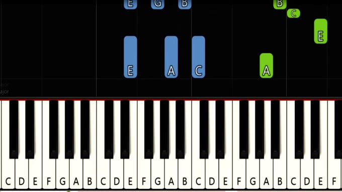 Bestseller - make a custom piano tutorial video for any song