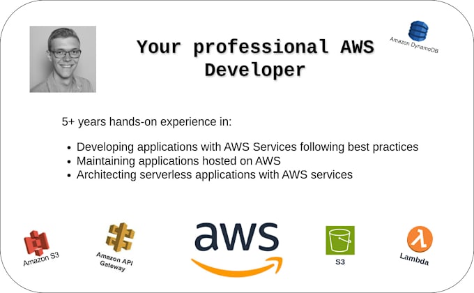 Gig Preview - Be your AWS developer