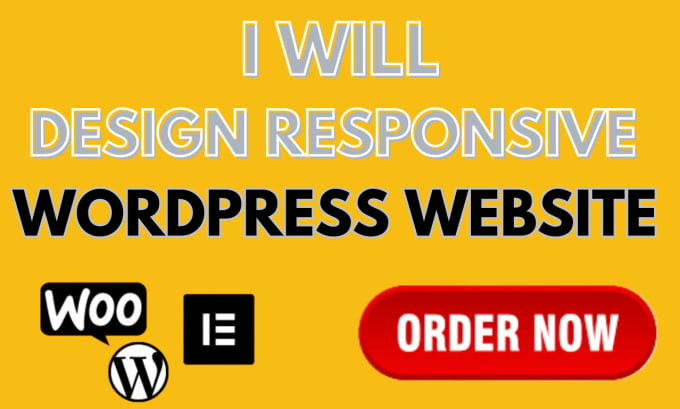 Gig Preview - Do responsive wordpress website design or redesign for you