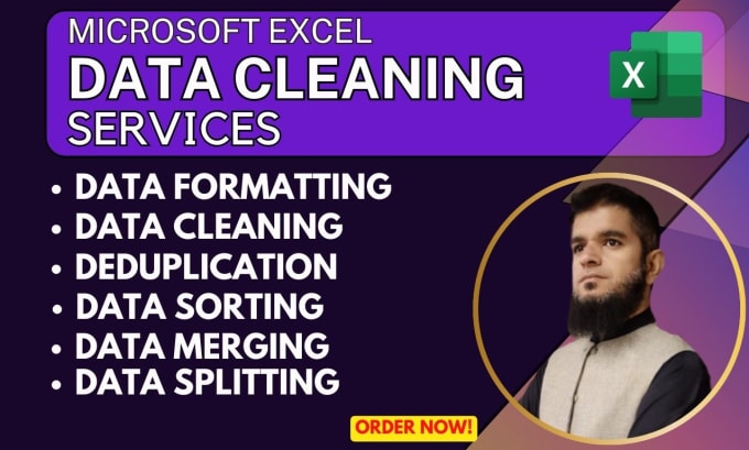 Gig Preview - Do ms excel spreadsheet expert data cleanup