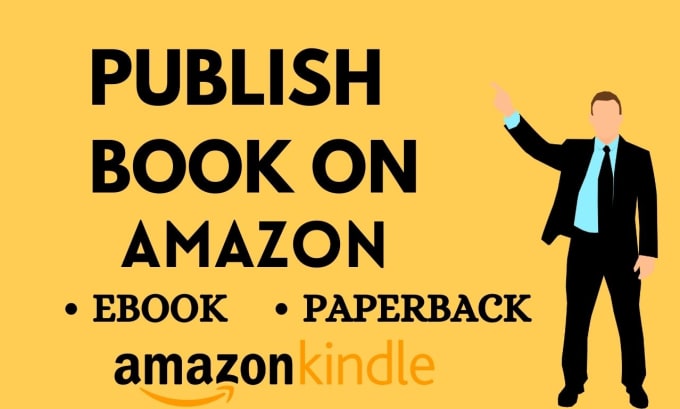 Gig Preview - Publish book on amazon kindle kdp, book formatting, amazon kdp book publishing