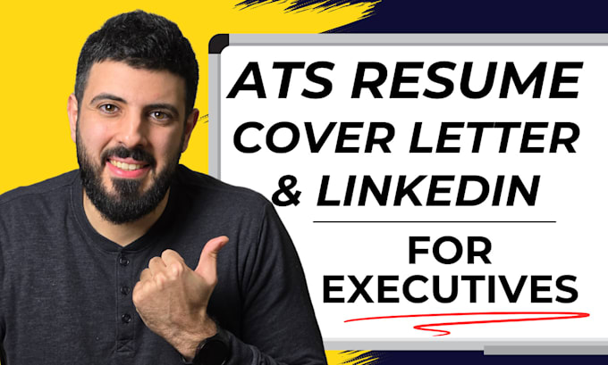 Gig Preview - Write a professional executive resume, ats optmized cv