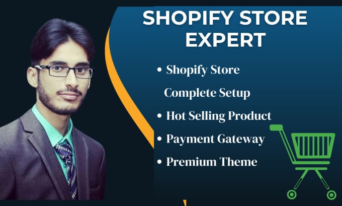 Gig Preview - Create an automated shopify dropshipping store or shopify website for you