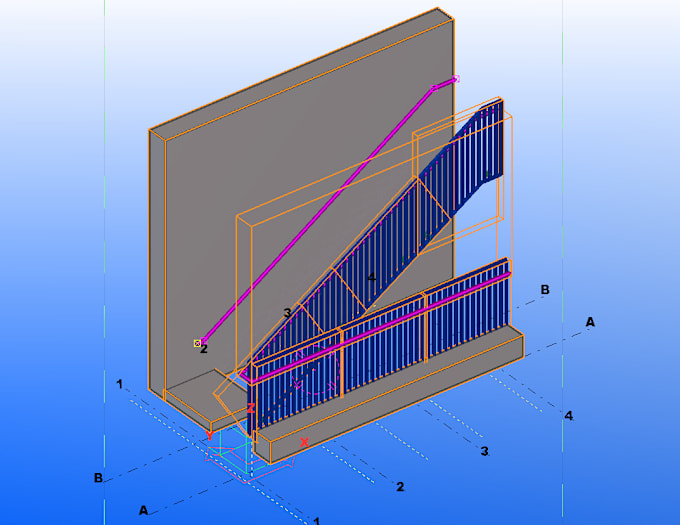 Gig Preview - Design your home steel stair with fabrication drawings