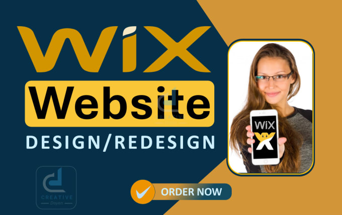 Gig Preview - Create wix website design and redesign or redesign wix website