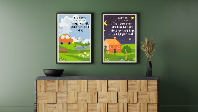 Gig Preview - Do custom printable cute wall art