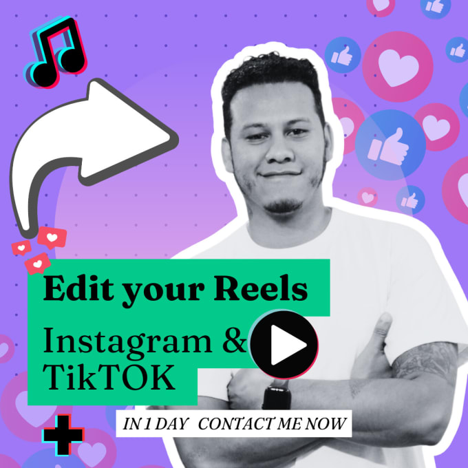 Gig Preview - Edit your instagram reels, youtube shorts and tiktok videos