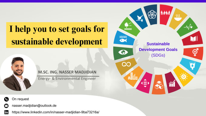 Gig Preview - Help you to set goals for sustainable development