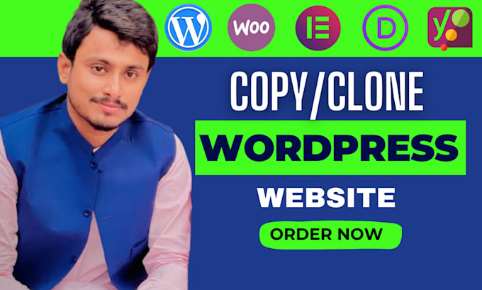 Gig Preview - Clone copy build duplicate design revamp wordpress business website development