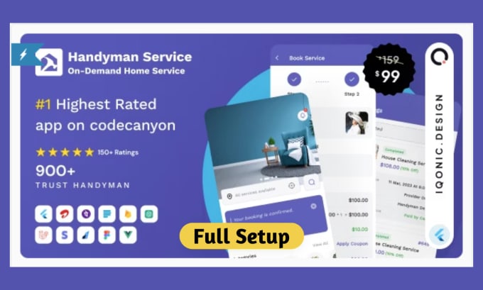 Gig Preview - Full setup codecanyon project handyman service