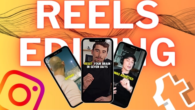 Gig Preview - Edit your instagram reels, youtube shorts and tiktok videos