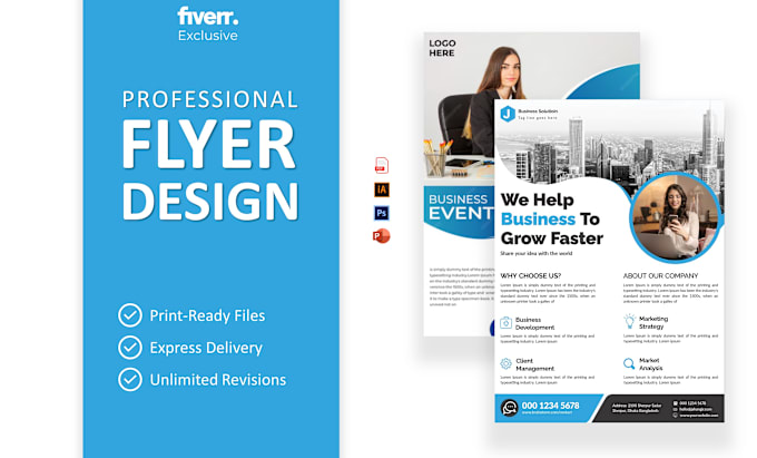 Gig Preview - Design business flyer, one pager, executive summary, sell sheet or one sheet