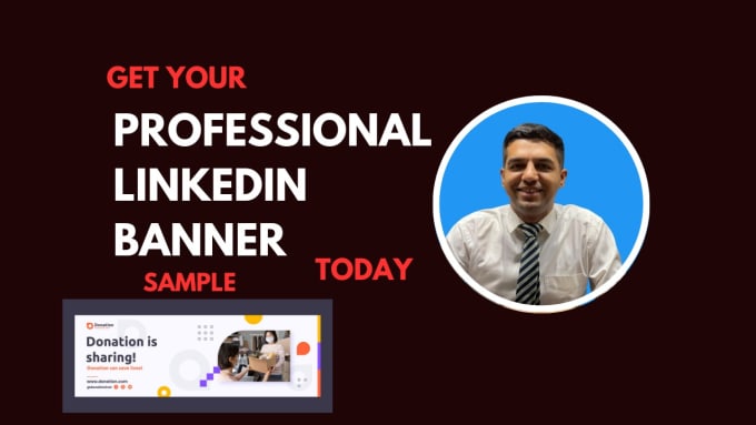 Gig Preview - Create an attractive linkedin banner