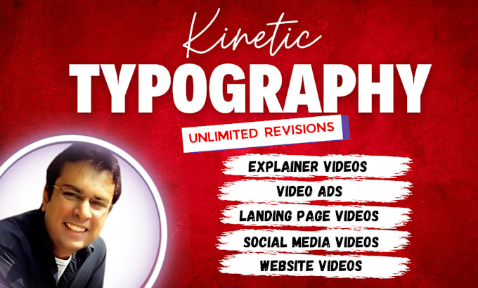 Gig Preview - Create a kinetic typography explainer or commercial video