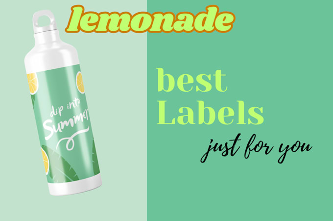 Gig Preview - Make attractive labels and designs