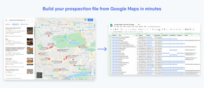 Gig Preview - Scrape google maps data