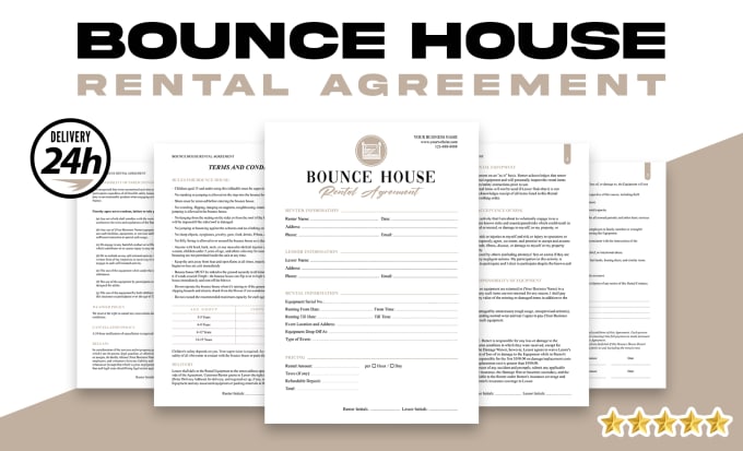 Gig Preview - Bounce house rental agreement, inflatables rental agreement, moonwalk rental