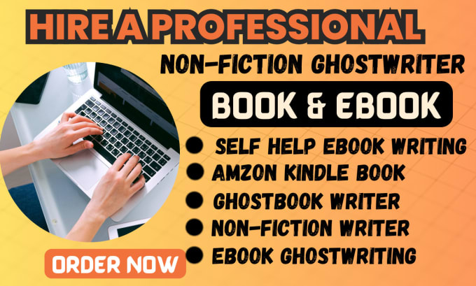 Gig Preview - Be your ebook ghostwriter, ebook ghostwriting, amazon kindle fiction ghostwriter