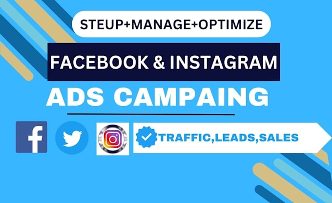 Gig Preview - Setup facebook  and instagram ads campaigns for your business