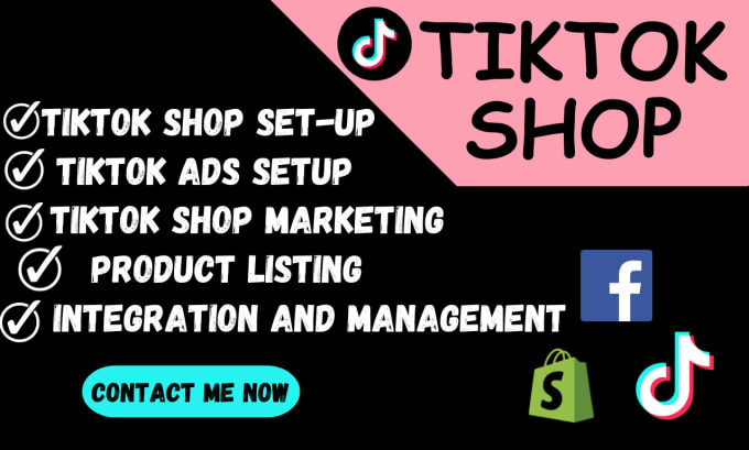 Gig Preview - Do tiktok shop setup, tiktok marketing manager for tiktok sales