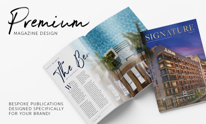 Gig Preview - Design a premium, professional print or digital magazine