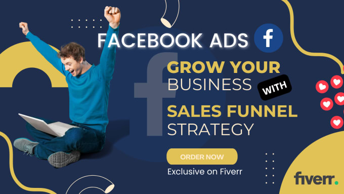 Gig Preview - Grow business by facebook ads campaign with sales funnel strategy