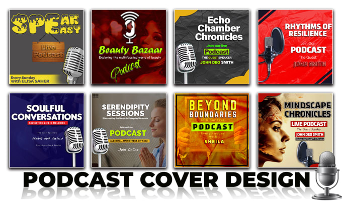 Gig Preview - Design professional and eye catchy podcast cover art