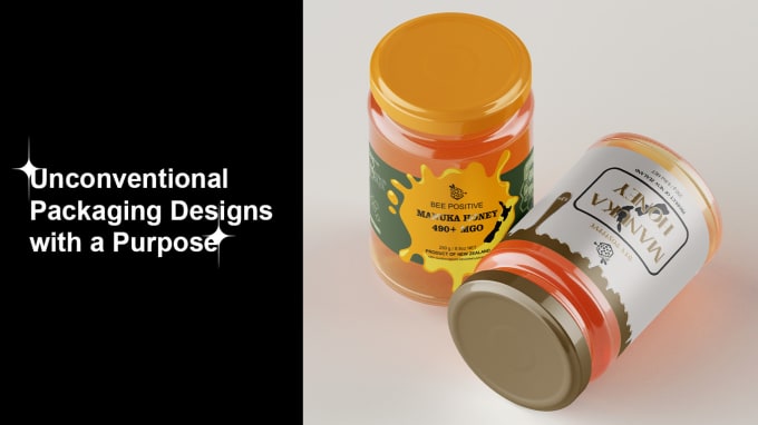 Gig Preview - Make unconventional packaging designs with a purpose