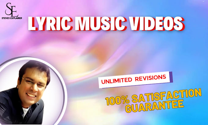 Gig Preview - Create an animated lyric video for your song