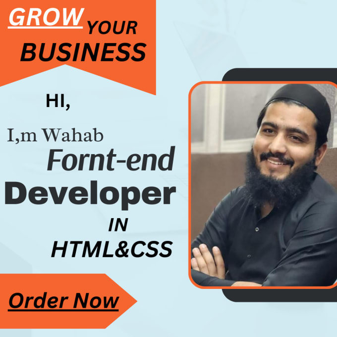 Gig Preview - Be your frontend website development