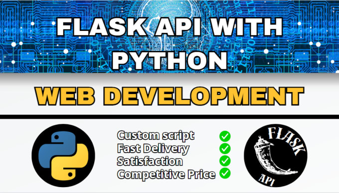 Gig Preview - Create python flask web application, api, backend developer