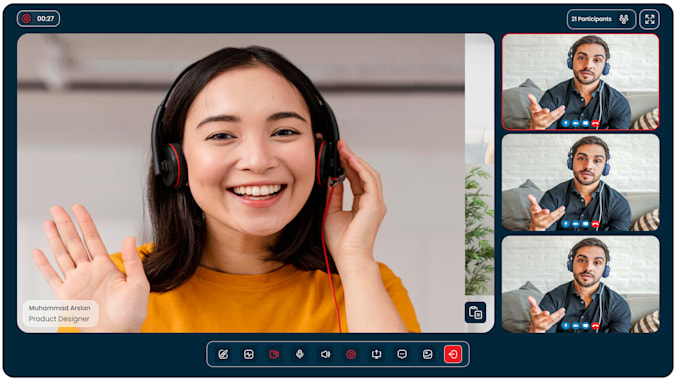 Gig Preview - Develop webrtc audio video calling, conferencing and live streaming