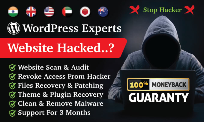 Gig Preview - Fix hacked wordpress website