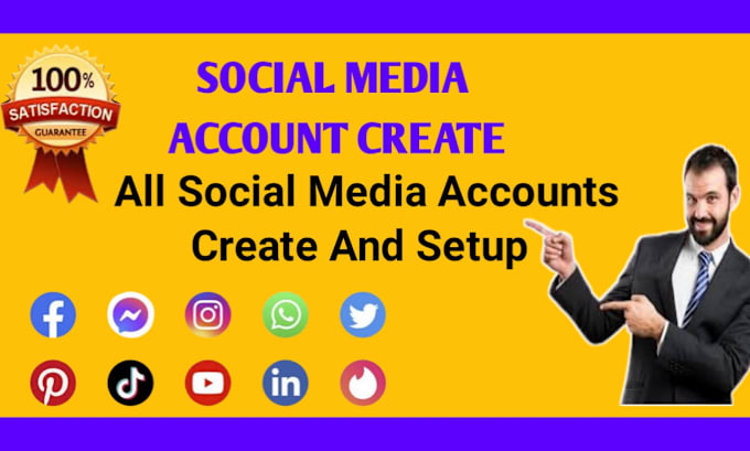 Bestseller - create and set up all social media accounts