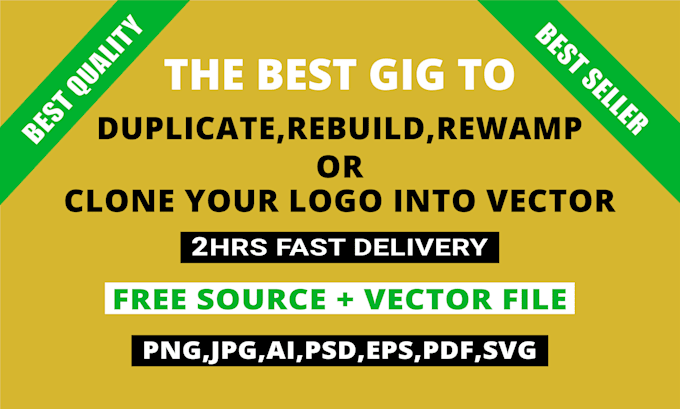 Gig Preview - Redo, resize, redraw, recreate, remake, edit vectorize, vector, vectorize logo