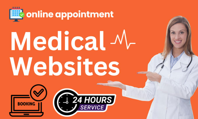 Gig Preview - Create healthcare and medical websites for doctor, dentist, hospital or clinic