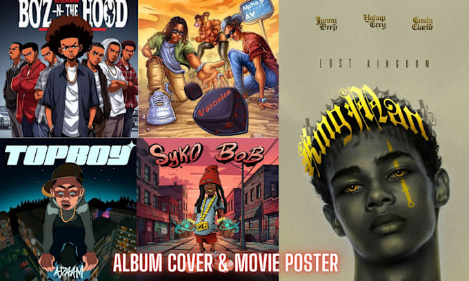 Gig Preview - Create professional movie poster, album cover, cover art illustration