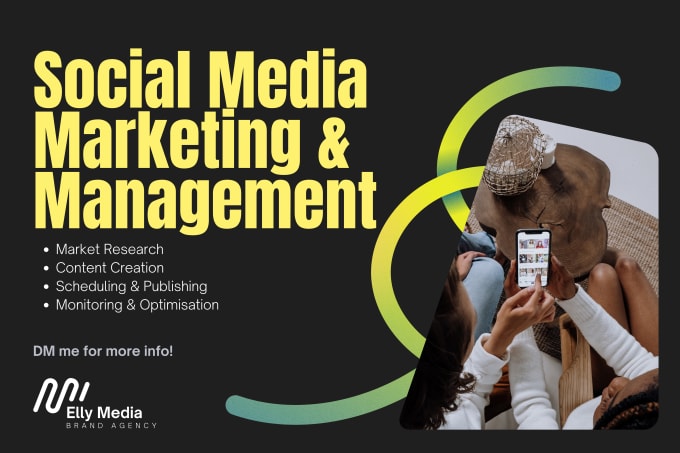 Gig Preview - Be your social media marketing manager and content creator