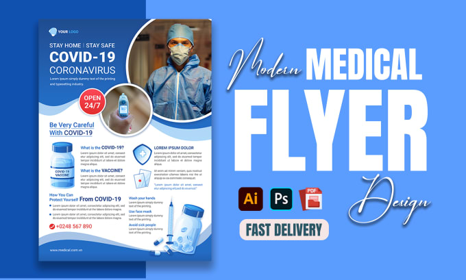 Gig Preview - Design one pager, medical, marketing material, product flyer, marketing brochure