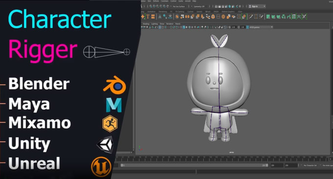 Gig Preview - Advance  high quality rigging for characters and assets