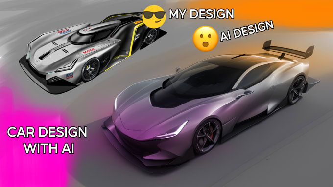 Gig Preview - Ai generate car design