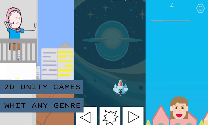 Gig Preview - Develop 2d unity game with any genre