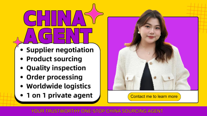 Gig Preview - Be your sourcing and shipping agent from china